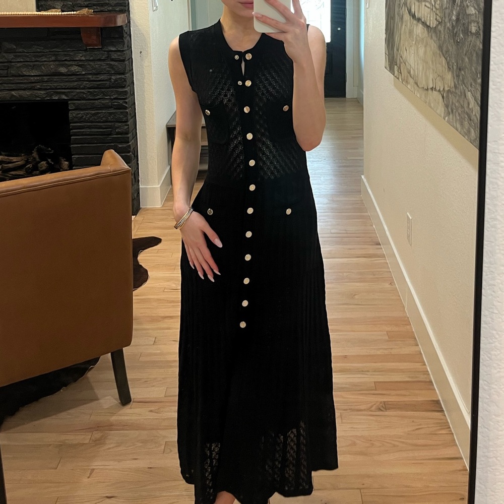 Sandro Sleeveless Knit Dress
